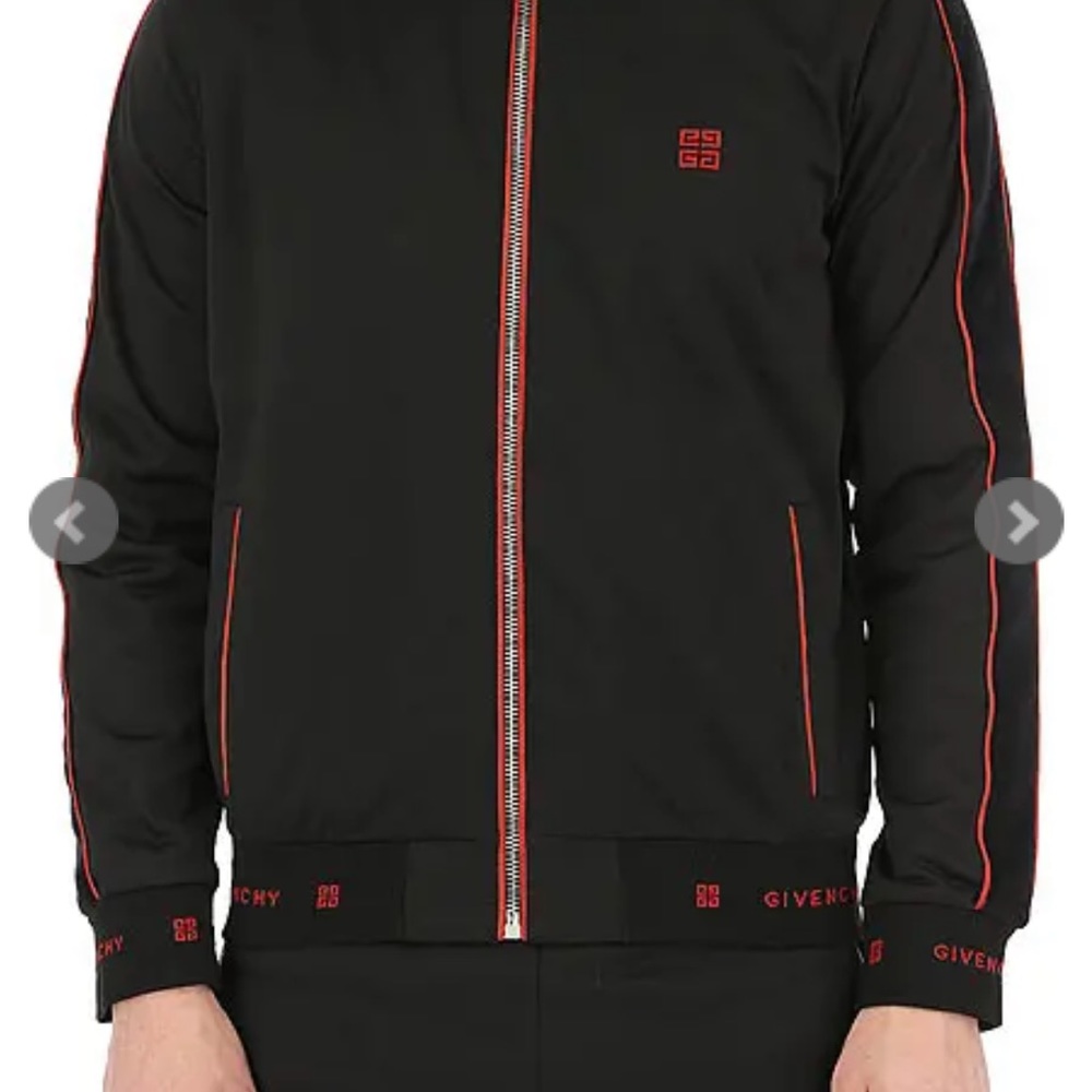 Givenchy Men's 4G Logo Track Jacket with Velvet - Picture 3 of 10
